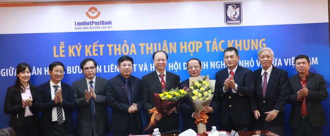 Lienvietpostbank ký kết với hiệp hội doanh nghiệp nhỏ và vừa - ảnh 2