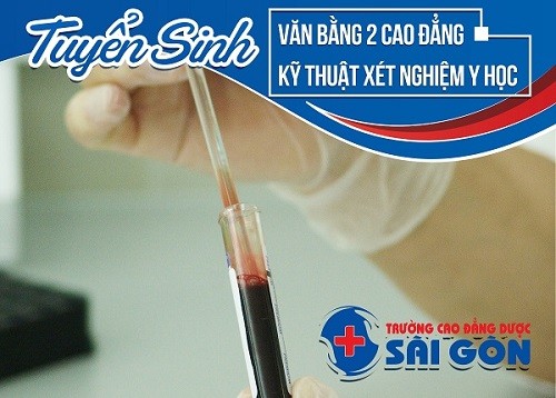 Tuyển sinh Văn bằng 2 Kỹ Thuật Xét nghiệm Y học Sài Gòn năm 2018 - ảnh 1