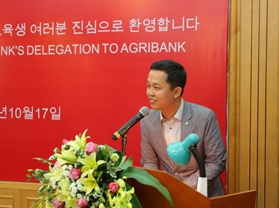 Agribank tiếp Đoàn công tác Ngân hàng Nông nghiệp Hàn Quốc - ảnh 1
