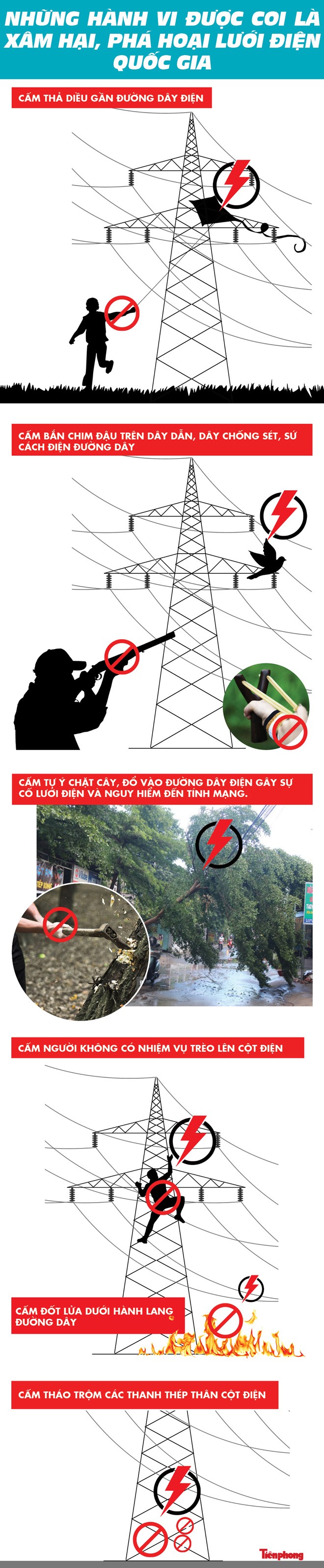 Phá hoại lưới điện quốc gia sẽ bị xử lý hình sự - ảnh 1