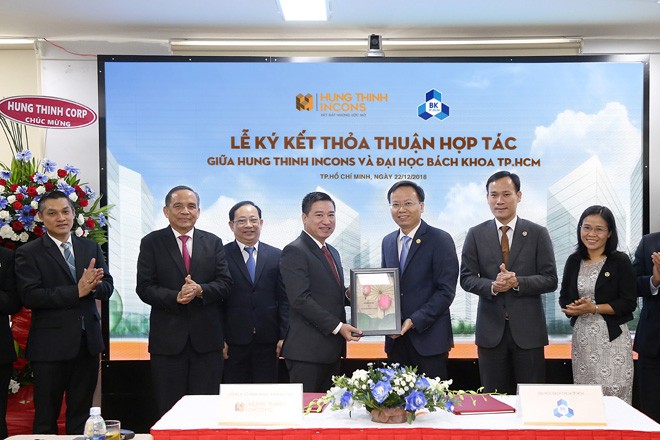 Hưng Thịnh Incons ký kết hợp tác cùng trường đại học Bách Khoa TPHCM - ảnh 1