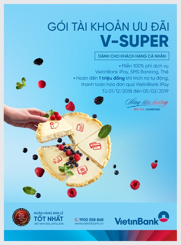 Hoàn tiền tới 1 triệu đồng khi sử dụng Gói tài khoản ưu đãi V-SUPER - ảnh 1