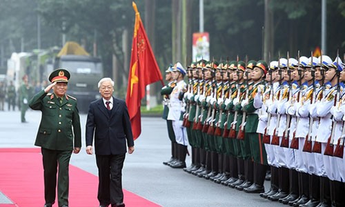 Tổng Bí thư, Chủ tịch nước dự Hội nghị Quân chính toàn quân - ảnh 2