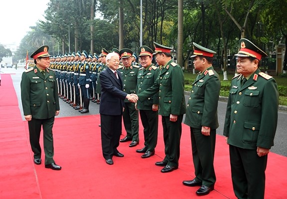 Tổng Bí thư, Chủ tịch nước dự Hội nghị Quân chính toàn quân - ảnh 3