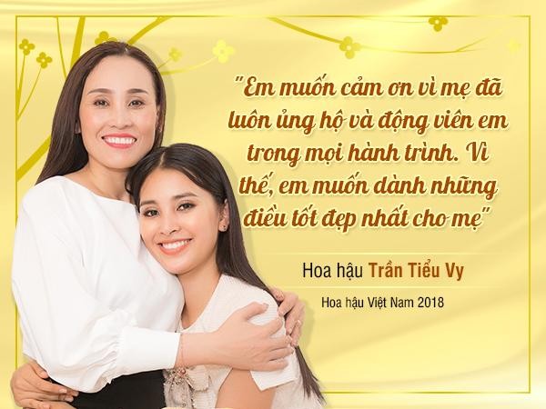 Tết này, Hoa hậu Tiểu Vy tặng quà gì cho mẹ? - ảnh 1