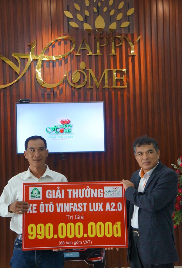 Mua nền đất Happy Home Cà Mau trúng Vinfast- Lux A2.0 - ảnh 1