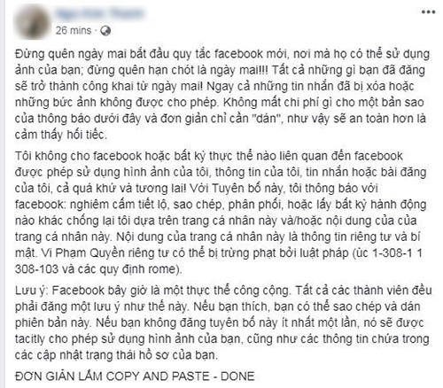 Trò lừa 'công khai ảnh riêng tư' xuất hiện trên Facebook - ảnh 1