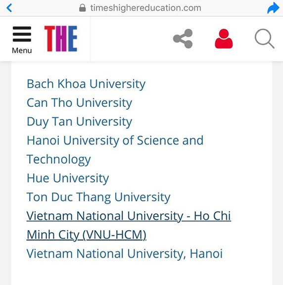 THE công bố những đại học Việt Nam sinh viên nước ngoài nên theo học - ảnh 1