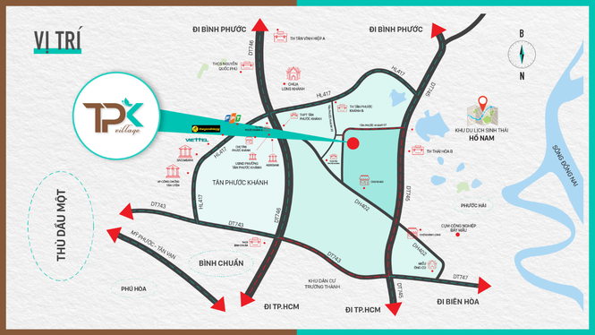 Yếu tố vàng tạo nên sức hấp dẫn của Tân Phước Khánh Village - ảnh 1
