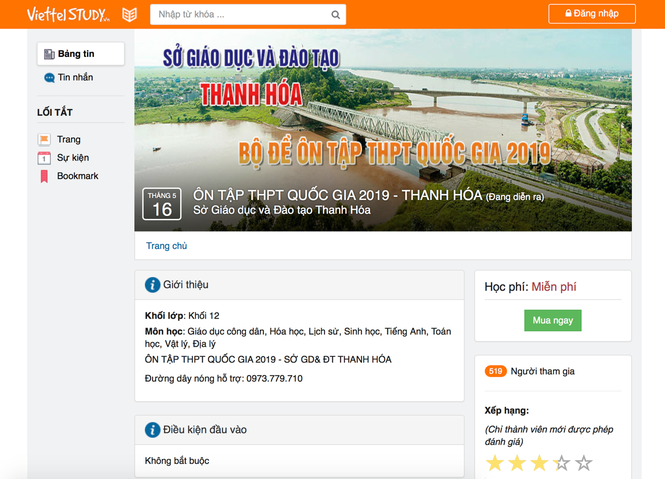Công nghệ mới ôn tập trên Viettelstudy trong kỳ thi THPT quốc gia - ảnh 1