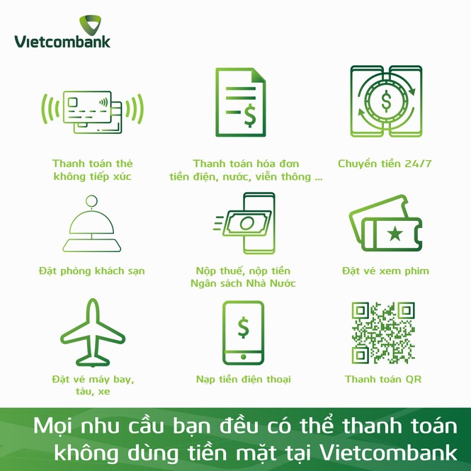 Vietcombank hưởng ứng mạnh mẽ “Ngày không dùng tiền mặt 16/06” - ảnh 2