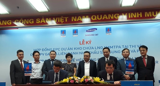 Liên danh Samsung và PTSC làm nhà thầu cho dự án kho chứa LNG Thị Vải - ảnh 1