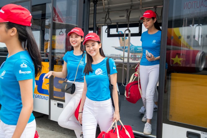 Thí sinh Miss World Vietnam 2019 rạng rỡ, đổ bộ Đà Nẵng chuẩn bị cho vòng chung - ảnh 6