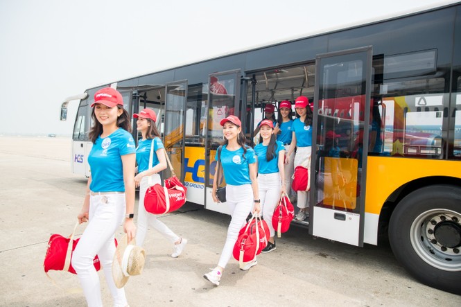 Thí sinh Miss World Vietnam 2019 rạng rỡ, đổ bộ Đà Nẵng chuẩn bị cho vòng chung - ảnh 7