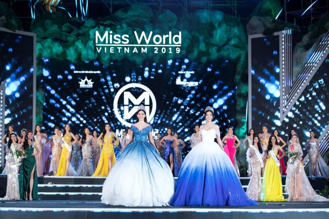 Hoa hậu Đỗ Mỹ Linh, Tiểu Vy lộng lẫy trên sân khấu Chung kết Miss World VN - ảnh 4