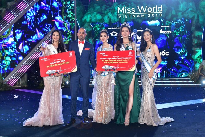 Hoa hậu Đỗ Mỹ Linh, Tiểu Vy lộng lẫy trên sân khấu Chung kết Miss World VN - ảnh 10