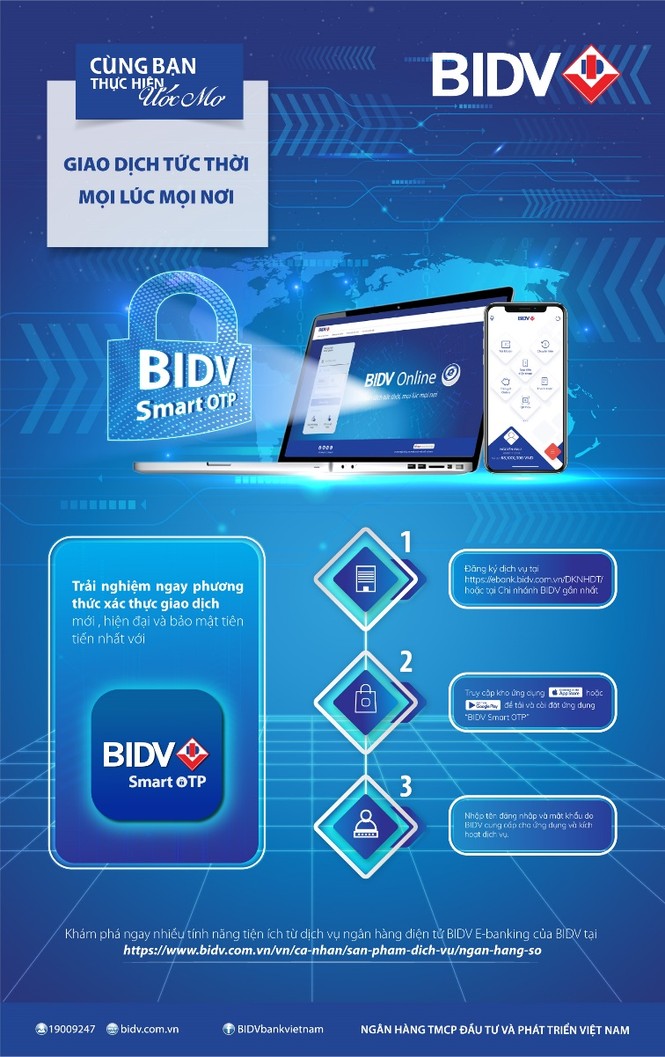 BIDV triển khai Smart OTP, đảm bảo an toàn chuyển tiền - ảnh 2