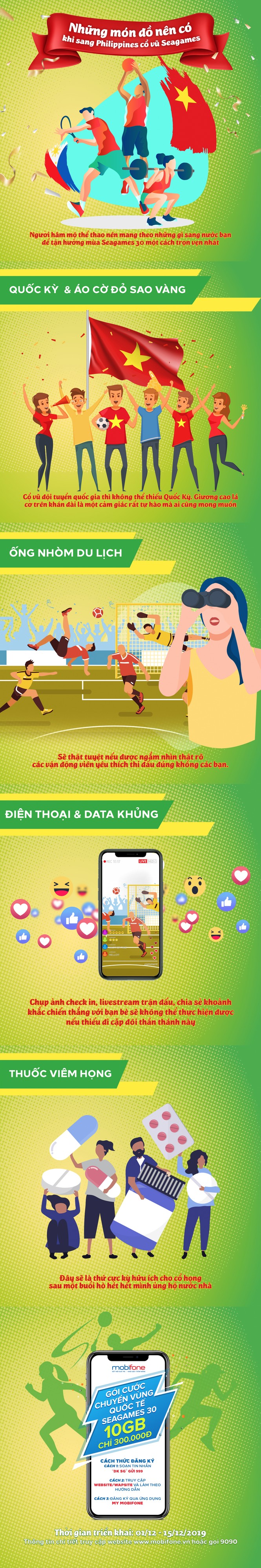 Những vật 'bất ly thân' mang sang Philippines cổ vũ Seagames - ảnh 1