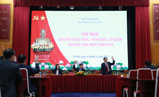 Kho bạc Nhà nước tổ chức Hội nghị công chức, viên chức cơ quan KBNN năm 2019 - ảnh 3
