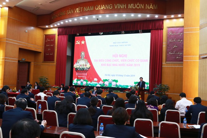 Kho bạc Nhà nước tổ chức Hội nghị công chức, viên chức cơ quan KBNN năm 2019 - ảnh 4