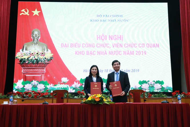 Kho bạc Nhà nước tổ chức Hội nghị công chức, viên chức cơ quan KBNN năm 2019 - ảnh 5