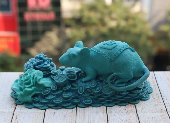 Quà tặng Tết 2020: Xuất hiện bộ sưu tập tượng Chuột mạ vàng đẳng cấp - ảnh 4