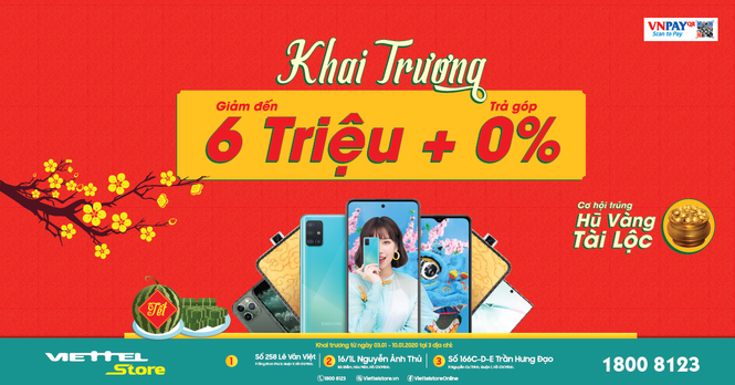 Siêu thị Viettel Store khai trương cơ sở mới, smartphone giảm đến 6 triệu đồng - ảnh 1