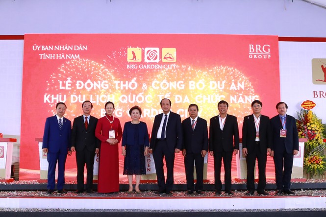 Động thổ và công bố dự án khu du lịch quốc tế đa chức năng BRG Gaden City - ảnh 1
