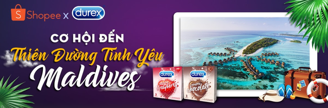Cùng Durex và Shopee đến thiên đường tình yêu Maldives - ảnh 1