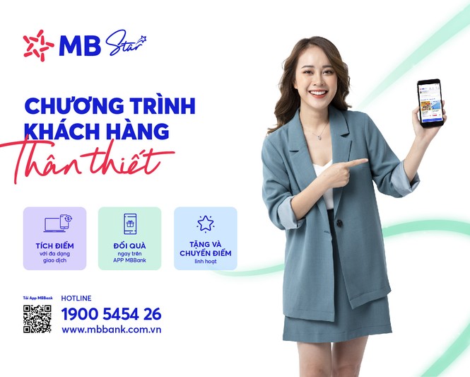 Tích lũy điểm thưởng, nhận nhiều ưu đãi với “MB Star” - ảnh 1
