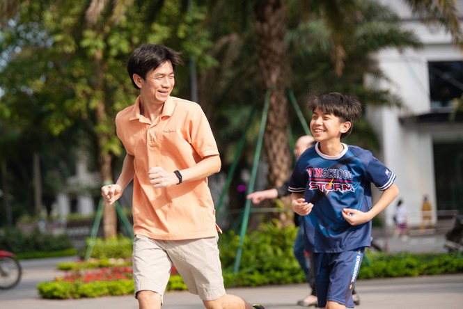 Vinschool kêu gọi phụ huynh, học sinh tham gia 'Thử thách chạy 30 ngày' - ảnh 1