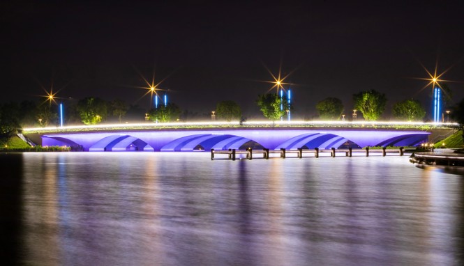 Mục sở thị những cây cầu đẹp như tranh trong lòng thành phố xanh Ecopark - ảnh 5 Mục sở thị những cây cầu đẹp như tranh trong lòng thành phố xanh Ecopark - ảnh 5