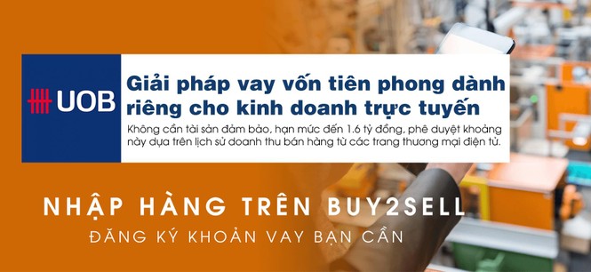 Gói vay UOB BizMerchant - giải pháp vay mới cho thương nhân trên sàn thương mại điện tử - ảnh 1