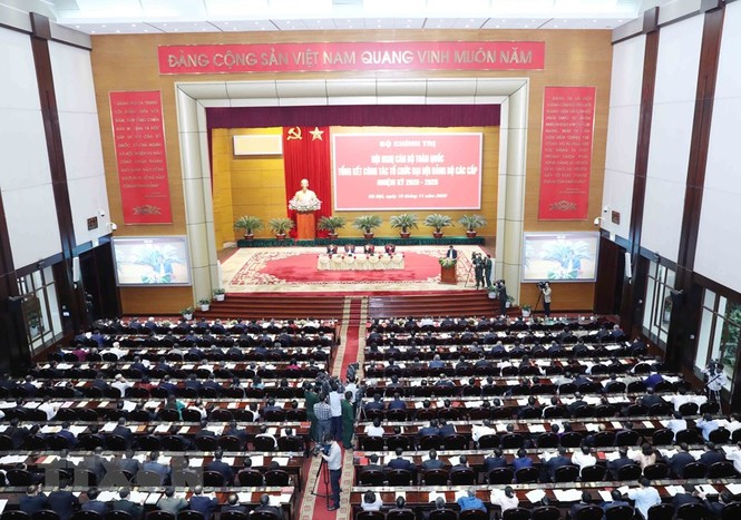 Tổng Bí thư, Chủ tịch nước Nguyễn Phú Trọng chủ trì Hội nghị cán bộ toàn quốc - ảnh 9