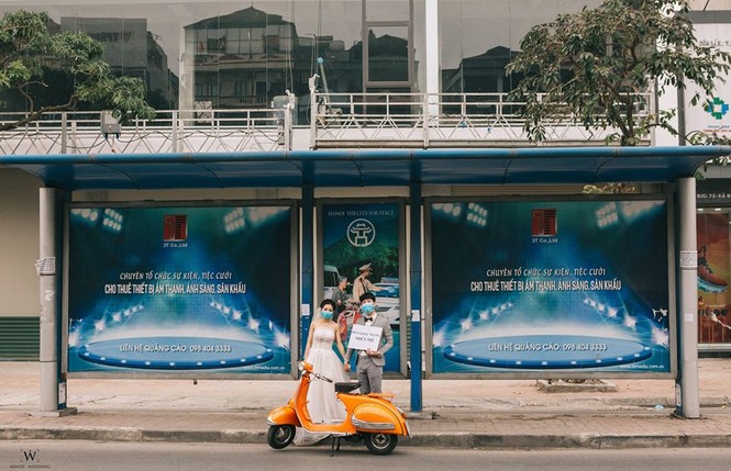 Ấn tượng ảnh cưới tặng khẩu trang 'chống corona' của đôi trẻ 9x - ảnh 10