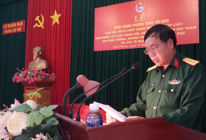 Tuổi trẻ Lữ đoàn 649 thi đua chấp hành pháp luật, bài trừ tệ nạn - ảnh 1
