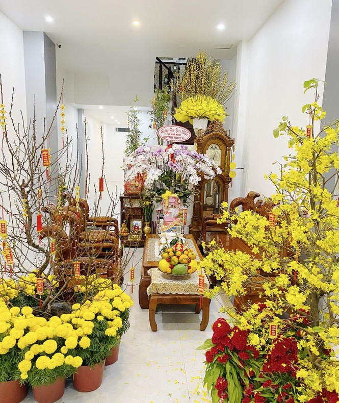 Hoa khôi Thúy Vi trang hoàng nhà rực rỡ đón xuân - ảnh 8