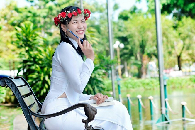 Cô giáo 1 chân với niềm say mê thiện nguyện - ảnh 5