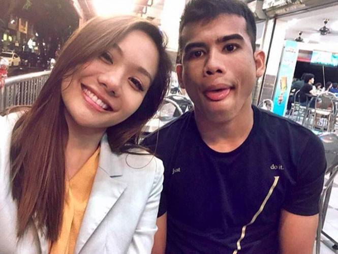 Đã mắt ngắm cô bạn gái nổi tiếng của tuyển thủ Malaysia - ảnh 1