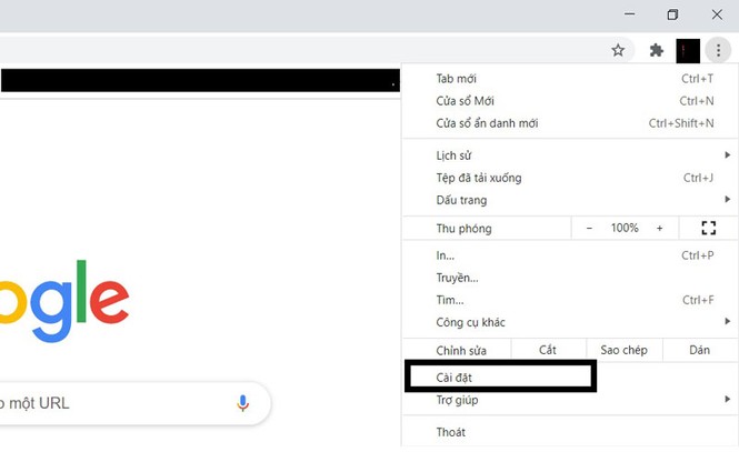 Cách xóa Cookie trên Google Chrome - ảnh 1