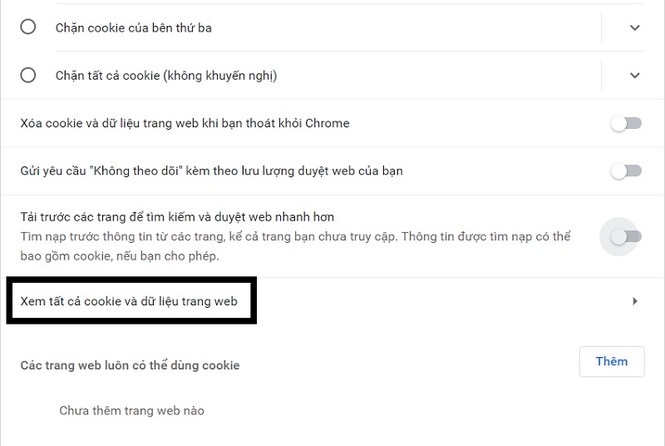 Cách xóa Cookie trên Google Chrome - ảnh 4
