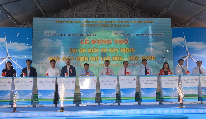 Khởi công thêm hai nhà máy điện gió 2.000 tỷ đồng ở Sóc Trăng - ảnh 2
