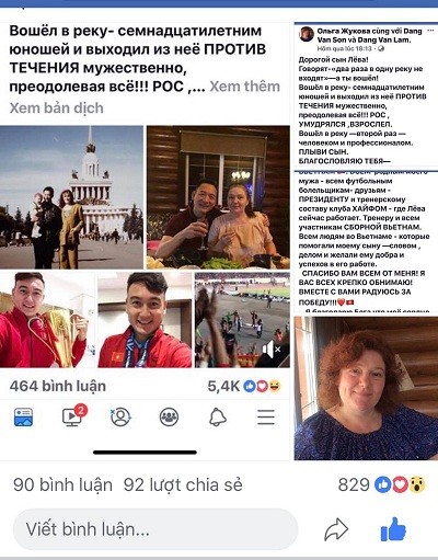 Bức thư người mẹ Nga gửi cầu thủ Đặng Văn Lâm gây sốt mạng - ảnh 2