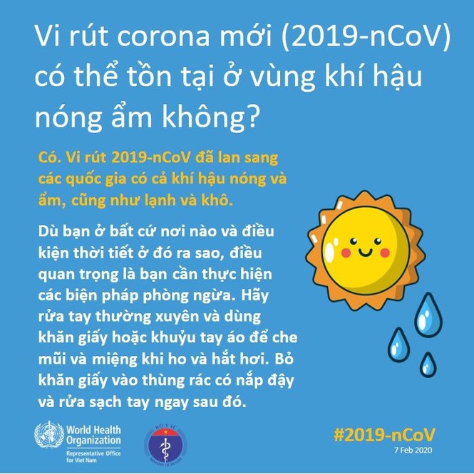 Virus corona vẫn ‘sống khoẻ’ ở vùng nắng nóng hoặc nồm ẩm - ảnh 1