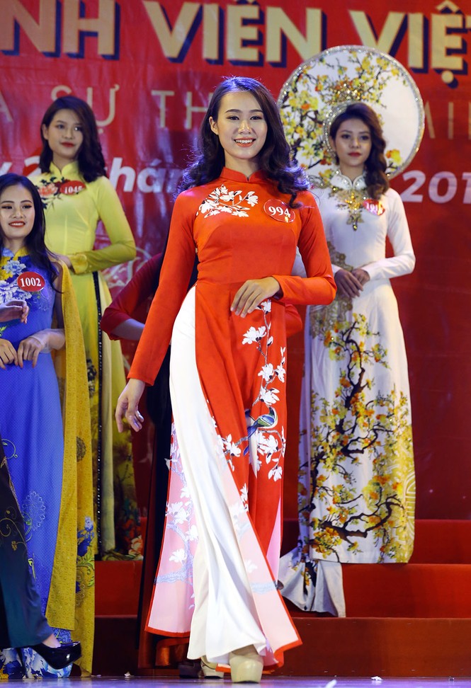 15 thí sinh vào bán kết Hoa khôi Sinh viên Việt Nam 2018 - ảnh 4