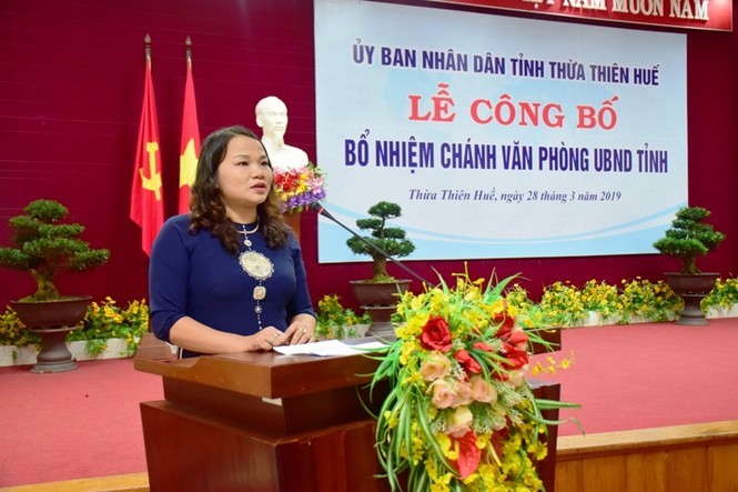 UBND tỉnh TT-Huế có Chánh Văn phòng mới - ảnh 1