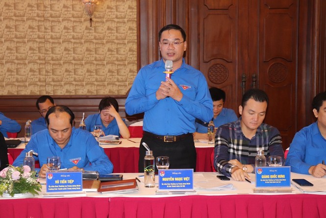 Hội nghị Ban Thường vụ T.Ư Đoàn lần thứ 9 lấy ý kiến góp ý về chương trình công tác Đoàn và phong trào thanh thiếu nhi (TTN) năm 2020 - ảnh 4