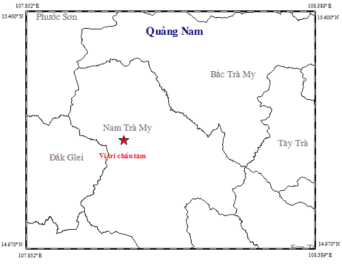 liên tiếp xảy ra động đất tại Quảng Nam - ảnh 1