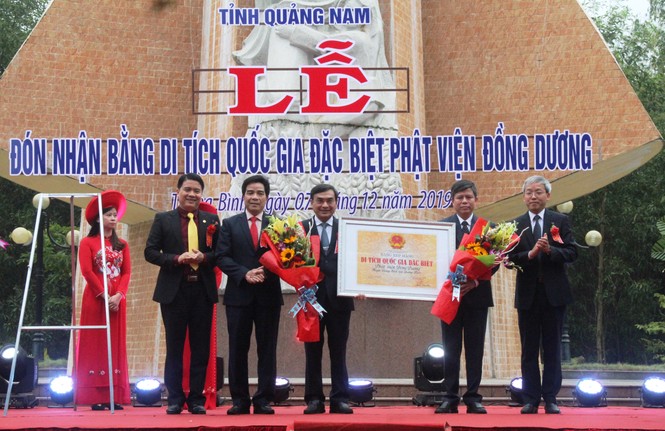 Công nhận Phật viện Đồng Dương là di tích Quốc gia đặc biệt - ảnh 1