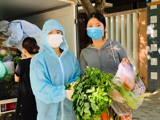 Chợ 0 đồng ở vùng dịch xứ Quảng - ảnh 2
